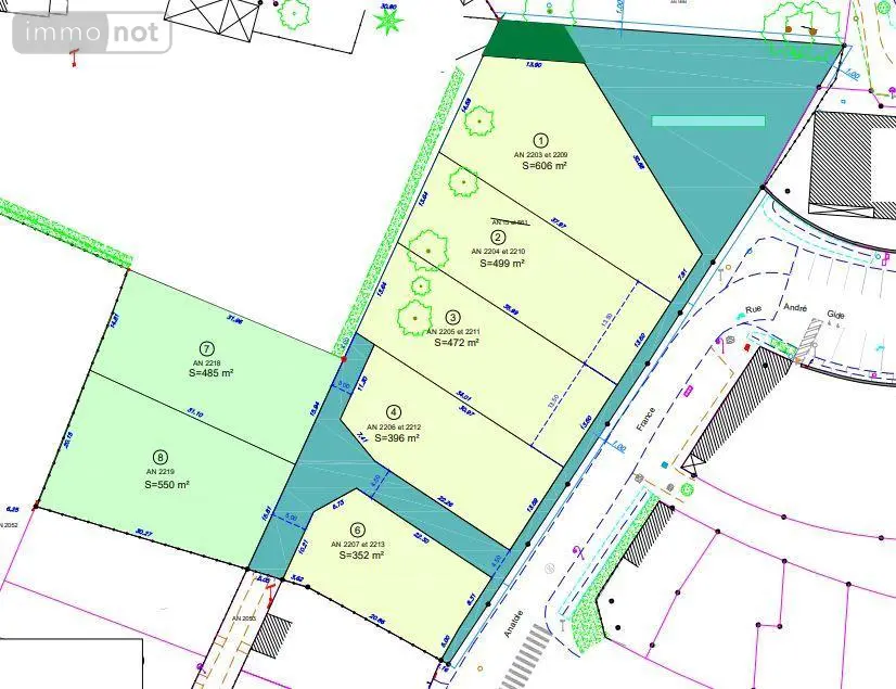 Terrain a batir a vendre Trélazé 49800 Maine-et-Loire 49 131000 euros 49013-2031 002