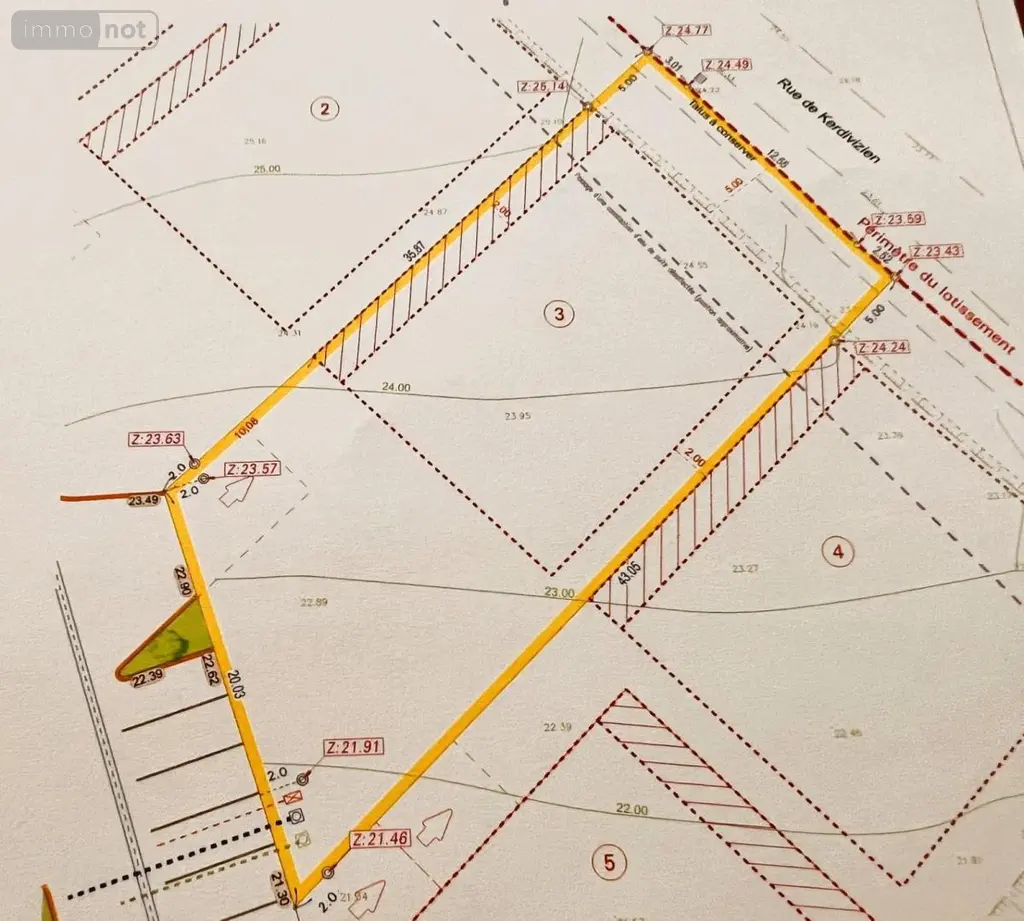 Terrain a batir a vendre Plougonvelin 29217 Finistère 29 221520 euros 29031-761 001