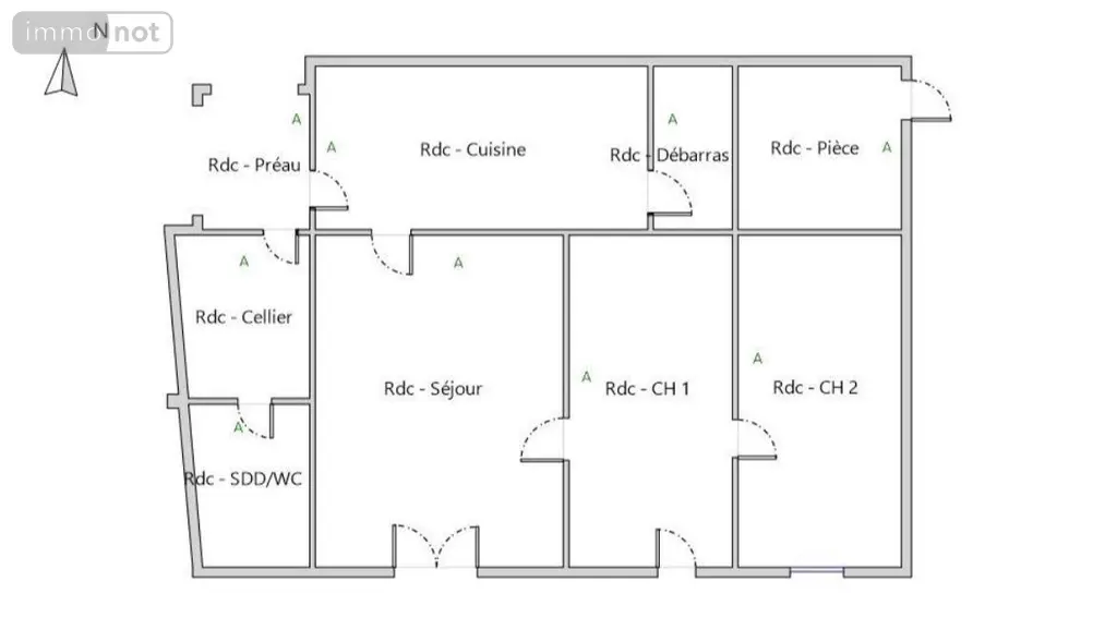 Maison a vendre Saint-Augustin-des-Bois 49170 Maine-et-Loire 49 90 m2 3 pièces 156300 euros 49019-3524 004