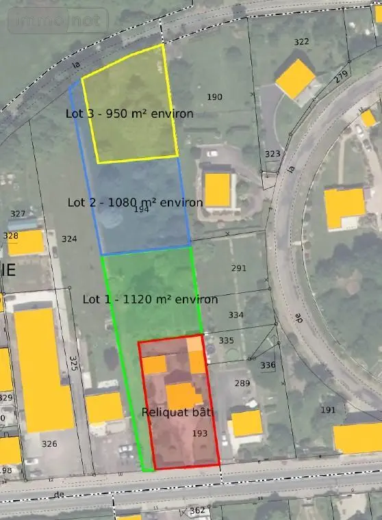 Terrain a batir a vendre Courtenay 45320 Loiret 45 29700 euros 45050-1346 004