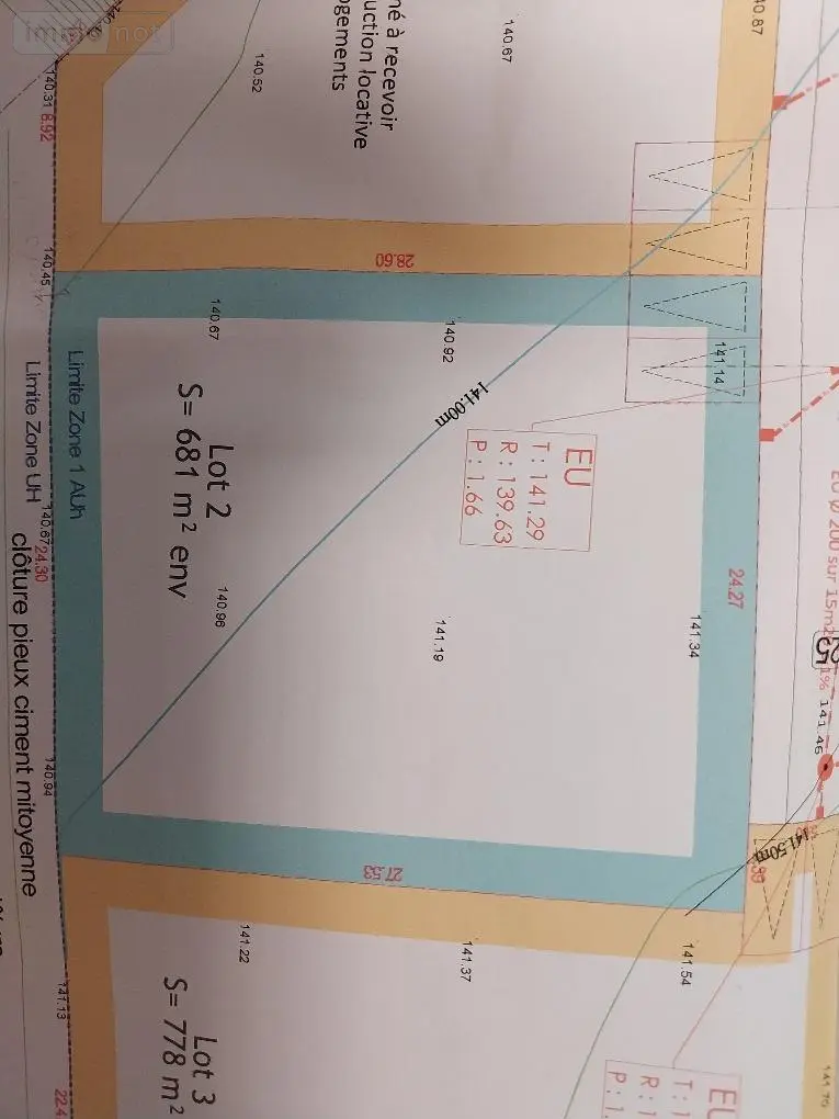 Terrain a batir a vendre Le Neubourg 27110 Eure 27 95000 euros 27061-1489 004