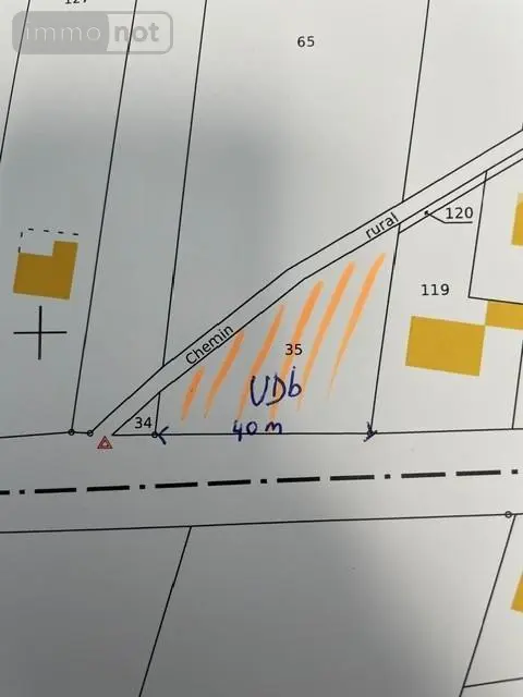 Terrain a batir a vendre Courtisols 51460 Marne 51 48500 euros 51084-1297 002