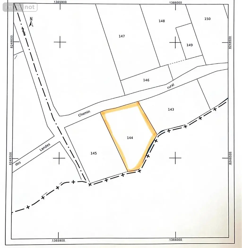 Terrains de loisirs bois etangs a vendre Neuville-en-Beaumont 50250 Manche 50 6600 euros 50061-2913 002