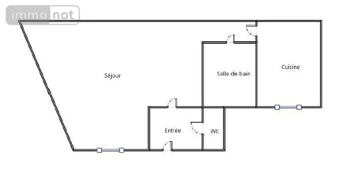 Appartement a vendre Paris 14e Arrondissement 75014 Paris 75 33 m2 1 pièce 265000 euros 75022-875 010