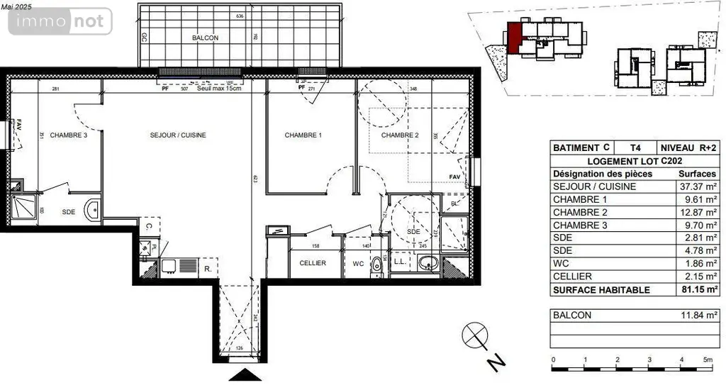 Appartement a vendre Saint-Père-en-Retz 44320 Loire-Atlantique 44 85 m2 2 pièces 279900 euros 44086-1424 004
