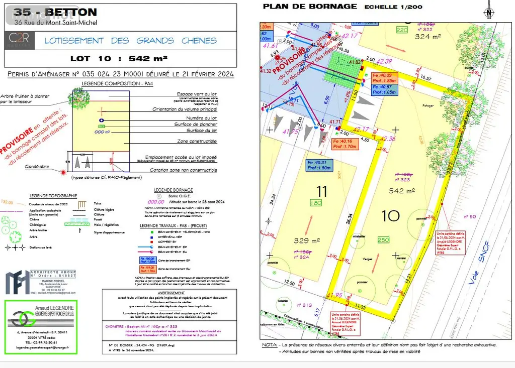 Terrain a batir a vendre Betton 35830 Ille-et-Vilaine 35 542 m2 99950 euros GE703 004