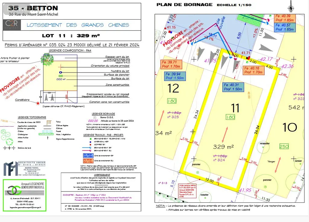 Terrain a batir a vendre Betton 35830 Ille-et-Vilaine 35 542 m2 99950 euros GE703 005