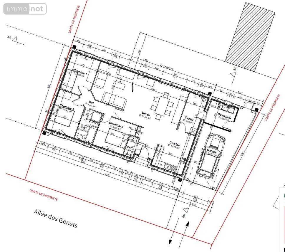 Maison a vendre Parigné-l'Évêque 72250 Sarthe 72 110 m2 5 pièces 262000 euros 72007-1198 010