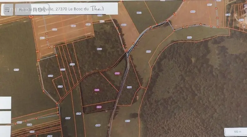 Terrains de loisirs bois etangs a vendre Le Bosc du Theil 27370 Eure 27 37000 euros 27061-1513 002