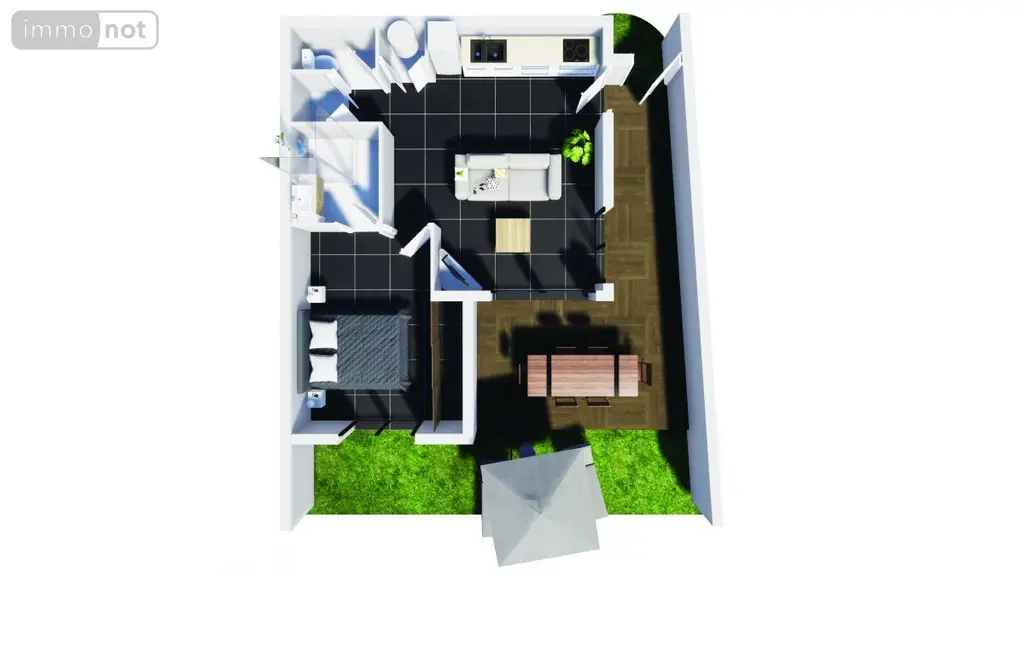 Appartement a vendre Saint-Paul 97460 La Réunion 974 59 m2 434880 euros 97409-310 005