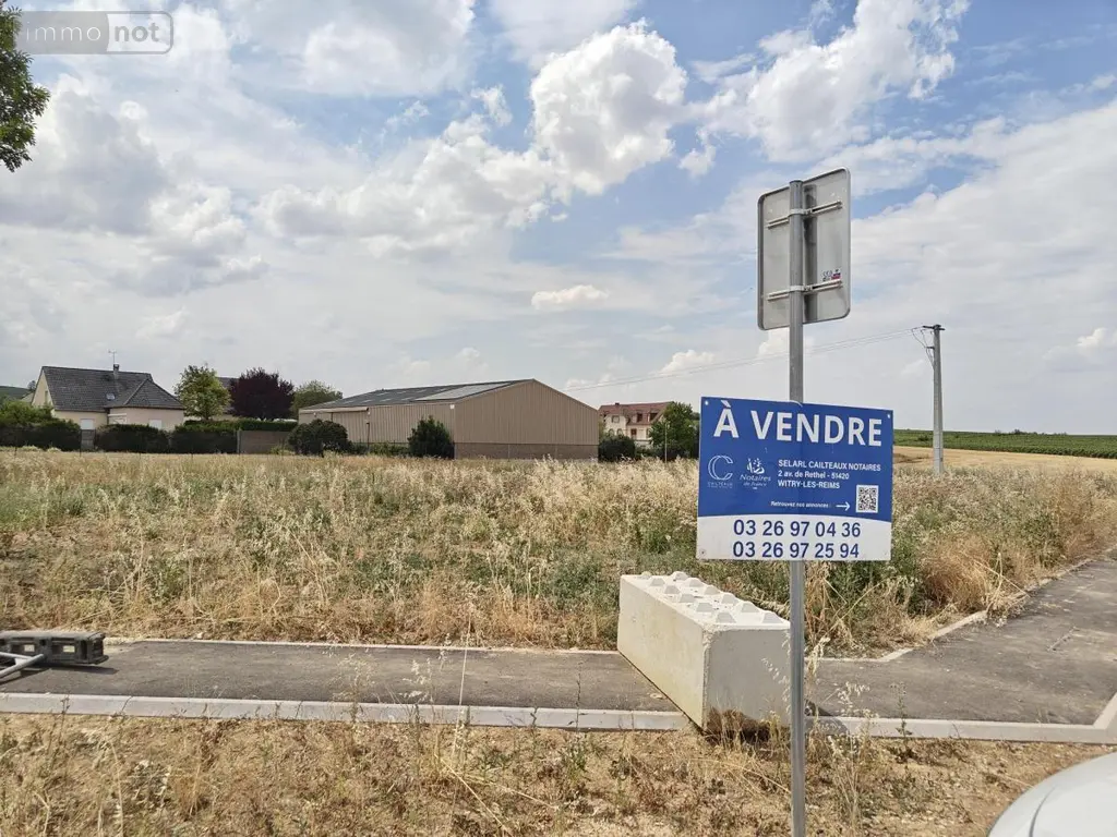 Terrain a batir a vendre Pargny-lès-Reims 51390 Marne 51 148014 euros 51057-1107 002