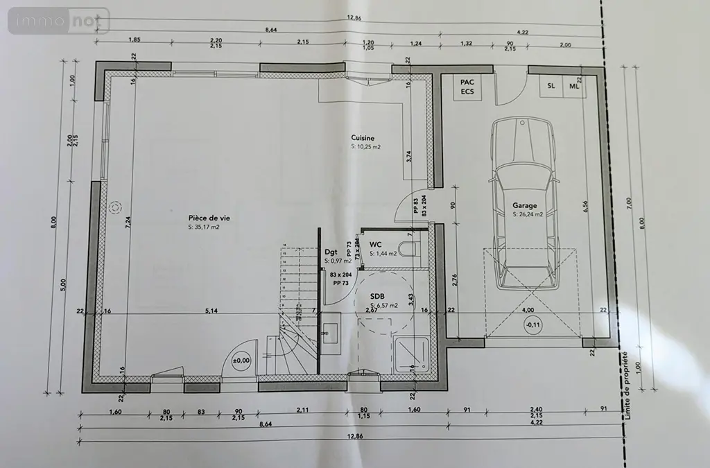 Terrain a batir a vendre Saint-Marcouf 50310 Manche 50 594 m2 72252 euros 80 003