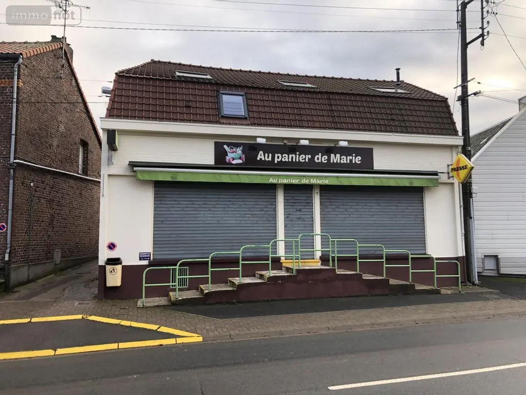 Fonds et murs commerciaux a vendre Bévillers 59217 Nord 59 218 m2 4 pièces 110040 euros 59191-6101 001
