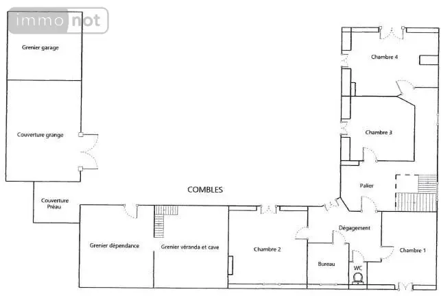 Maison a vendre Moncé-en-Saosnois 72260 Sarthe 72 189 m2 8 pièces 181900 euros 72126-3081 013