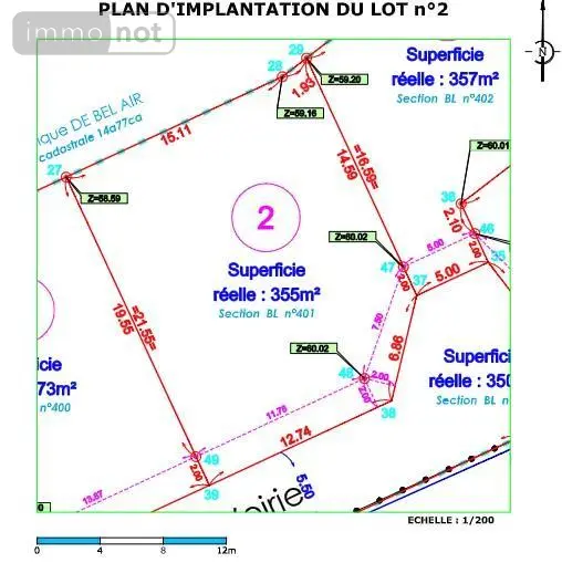 Terrain a batir a vendre Landerneau 29800 Finistère 29 98320 euros 29038-1712 002