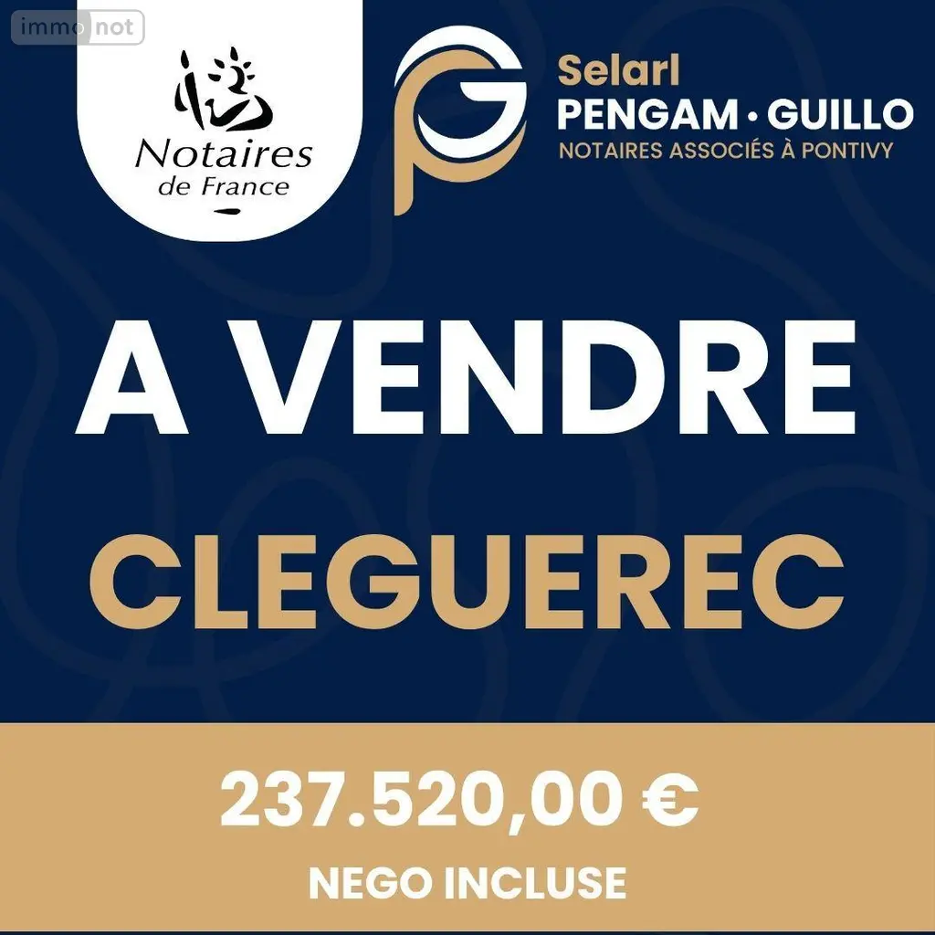 Maison a vendre Cléguérec 56480 Morbihan 56 92 m2 4 pièces 237520 euros 56062-2232 002