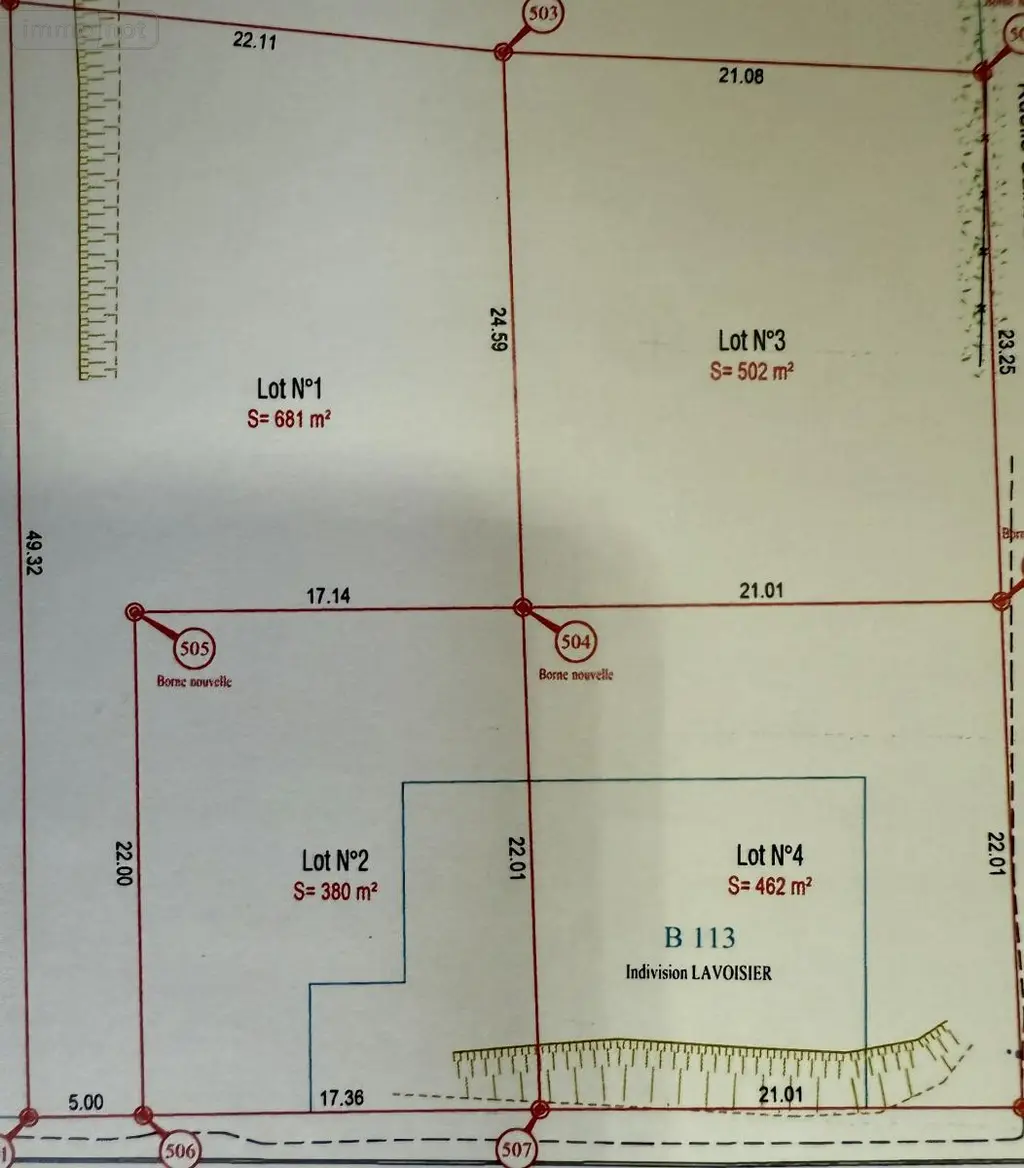 Terrain a batir a vendre Hédauville 80560 Somme 80 21000 euros 80121-2839 002