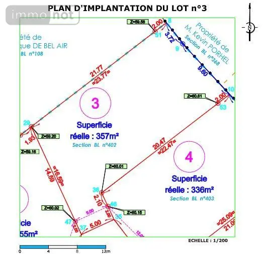 Terrain a batir a vendre Landerneau 29800 Finistère 29 100380 euros 29038-1713 002