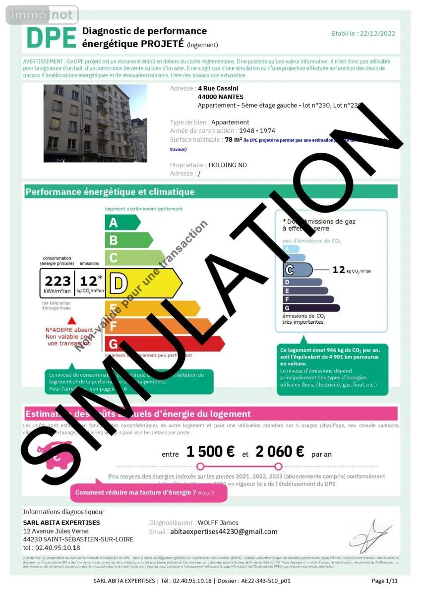 Location appartement Nantes 44000 Loire-Atlantique 44 80 m2 3 pièces 1329 euros 44028-L215 005