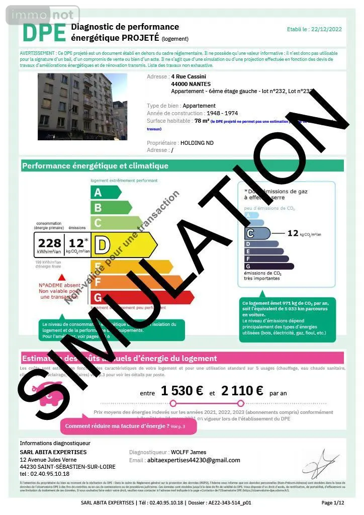 Location appartement Nantes 44000 Loire-Atlantique 44 78 m2 3 pièces 1279 euros 44028-L212 005