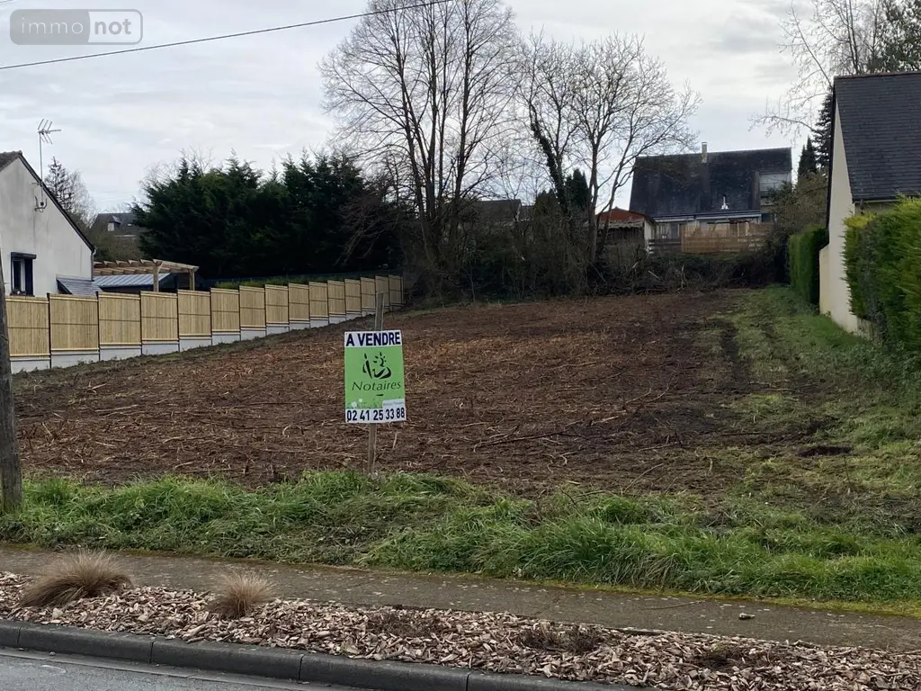 Terrain a batir a vendre Briollay 49125 Maine-et-Loire 49 84800 euros 49008-62 001