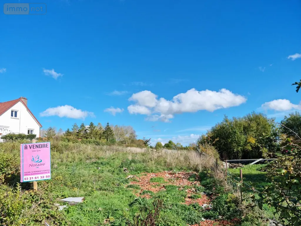 Terrain a batir a vendre Febvin-Palfart 62960 Pas-de-Calais 62 44000 euros 62050-1733 003