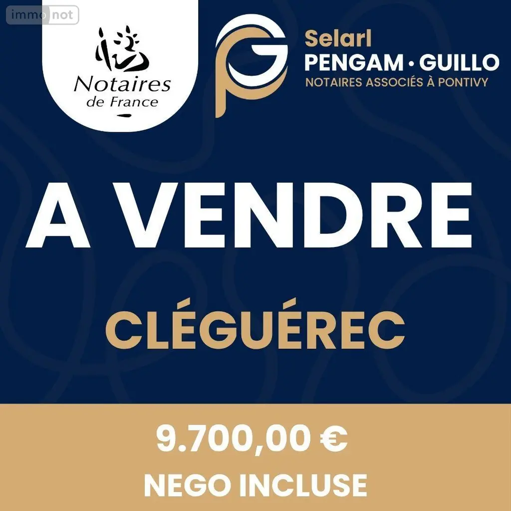 Terrains de loisirs bois etangs a vendre Cléguérec 56480 Morbihan 56 9700 euros 56062-1994 002