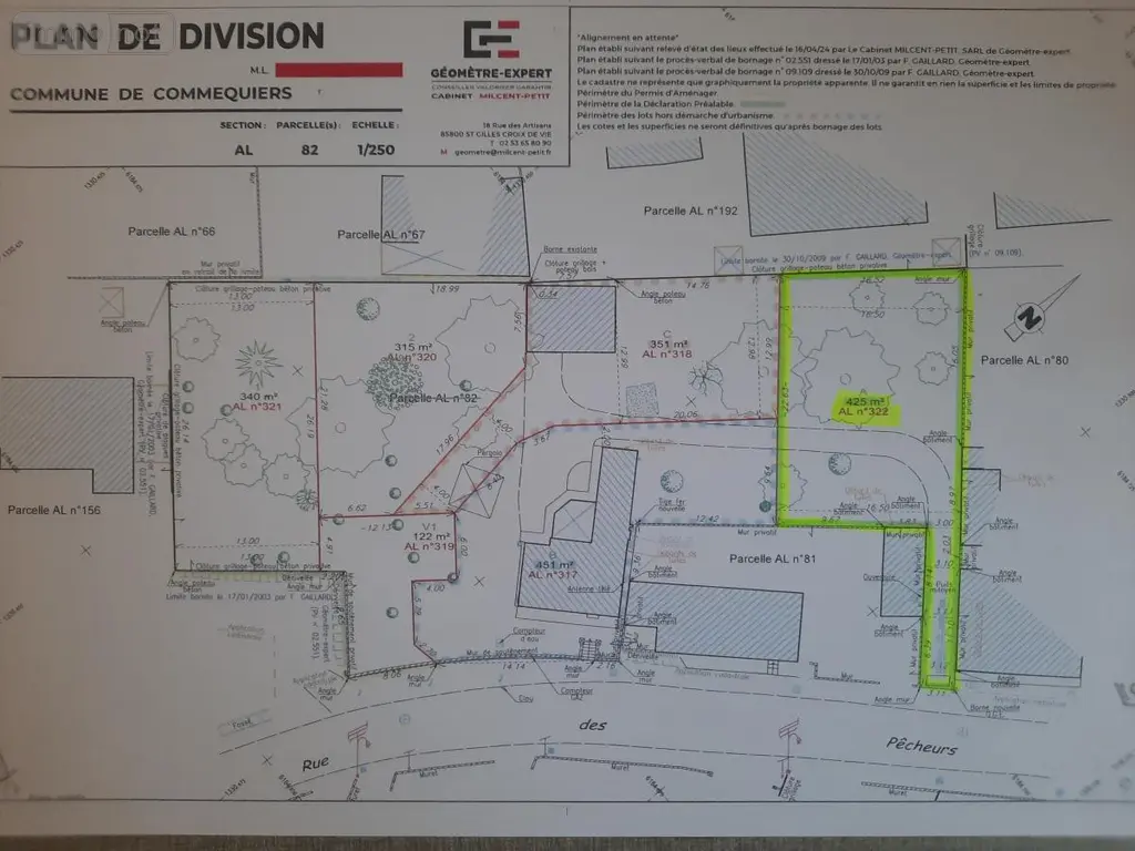 Terrain a batir a vendre Commequiers 85220 Vendée 85 75200 euros 85091-5104 002