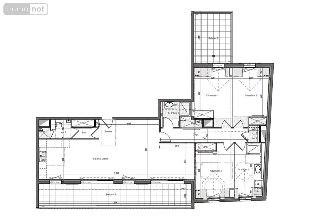 Appartement a vendre Pacé 35740 Ille-et-Vilaine 35 122 m2 4 pièces 649000 euros 35021-2064 008