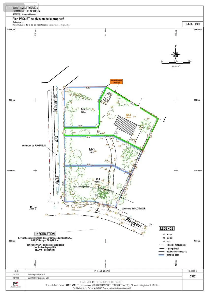 Terrain a batir a vendre Ploemeur 56270 Morbihan 56 465750 euros 56098-56 002