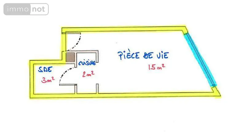 Appartement a vendre Paris 15e Arrondissement 75015 Paris 75 19 m2 1 pièce 165000 euros 75022-956 008