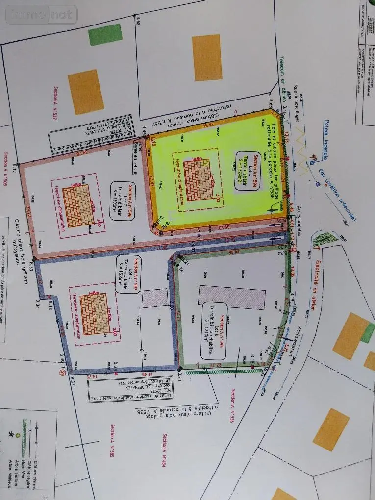 Terrain a batir a vendre Barquet 27170 Eure 27 37000 euros 27061-1485 002