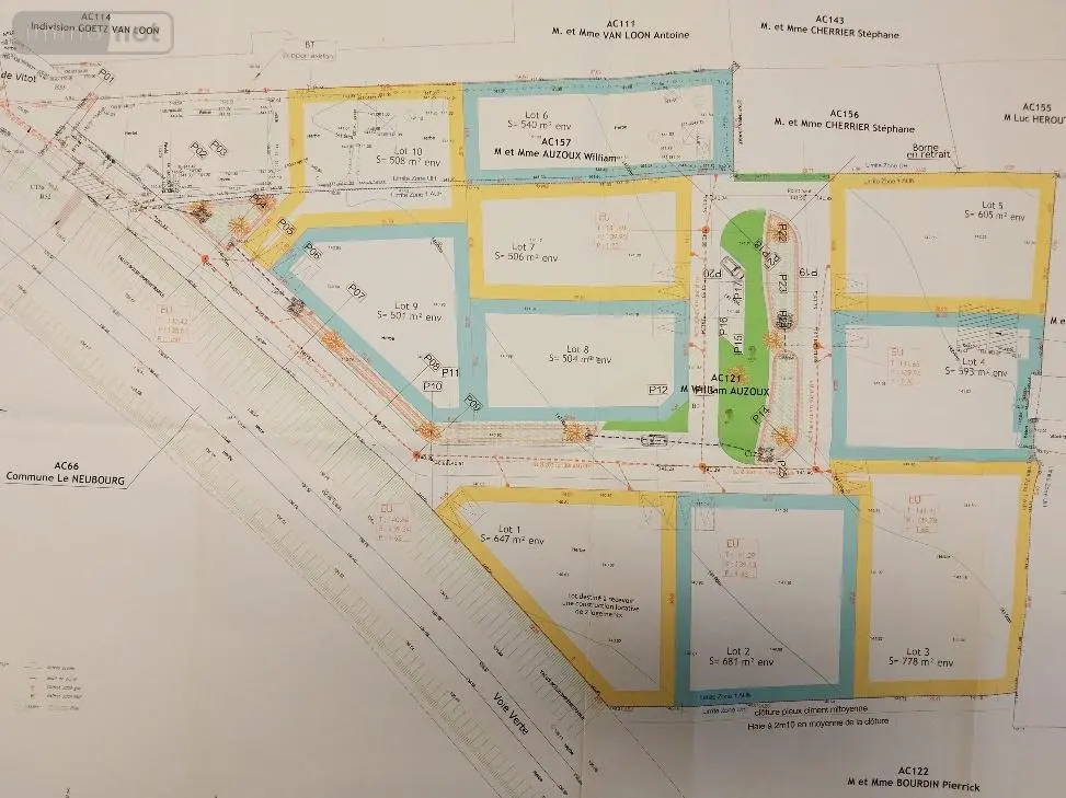 Terrain a batir a vendre Le Neubourg 27110 Eure 27 95000 euros 27061-1489 002