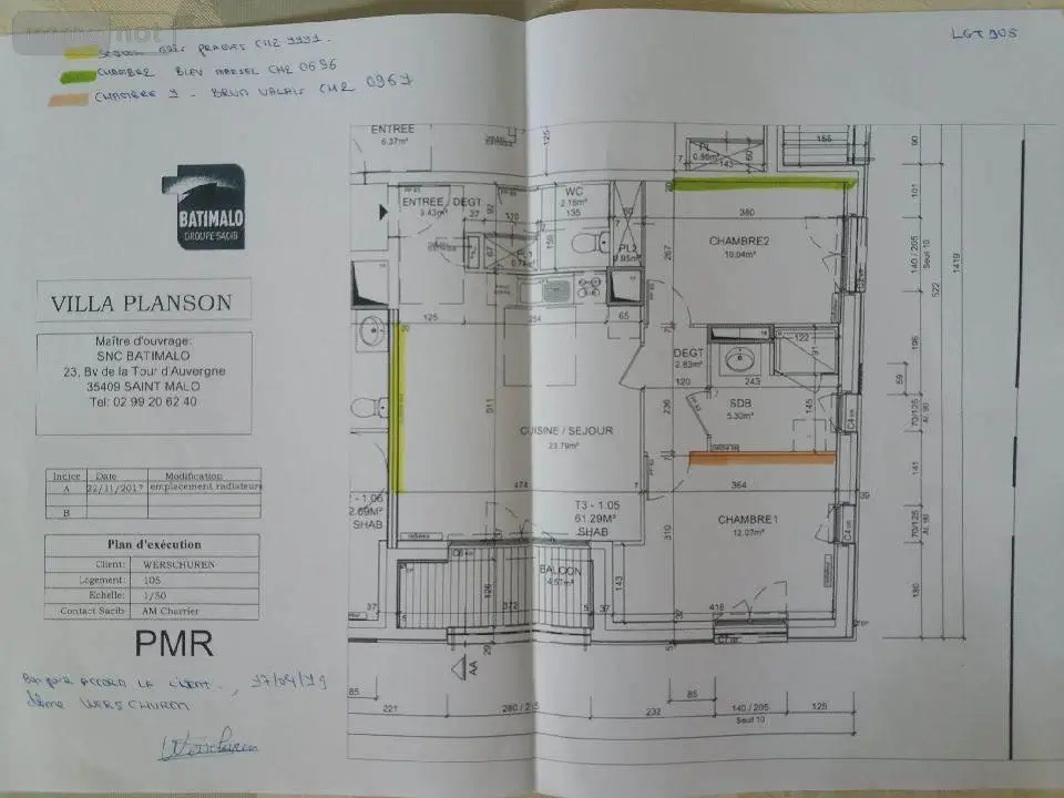 Location appartement Dol-de-Bretagne 35120 Ille-et-Vilaine 35 61 m2 3 pièces 780 euros 35130-L320 014