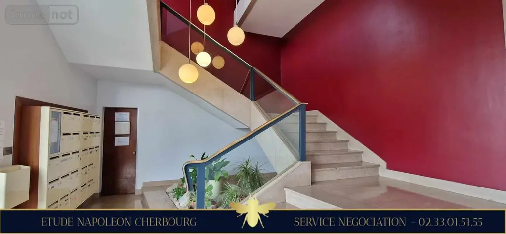 Appartement a vendre Cherbourg-en-Cotentin 50100 Manche 50 77 m2 3 pièces 289000 euros 50040-763 009