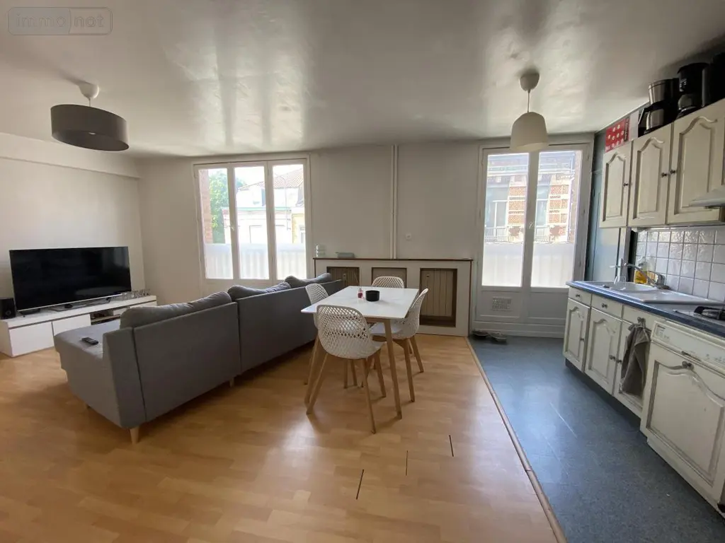 Appartement a vendre Mons-en-Barœul 59370 Nord 59 63 m2 3 pièces 147000 euros 59016-1675 002
