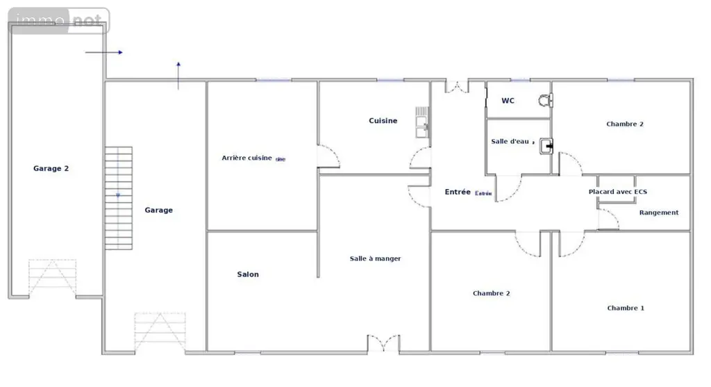 Maison a vendre Ballan-Miré 37510 Indre-et-Loire 37 100 m2 5 pièces 249900 euros 37096-64 021