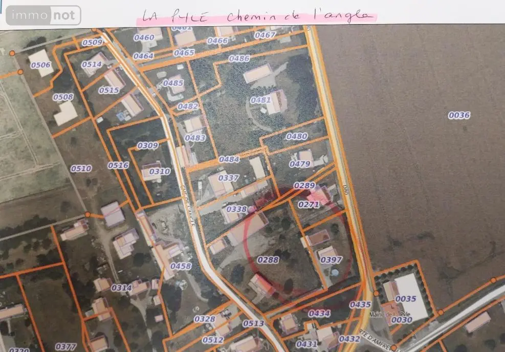 Terrain a batir a vendre La Pyle 27370 Eure 27 37000 euros 27061-1478 002