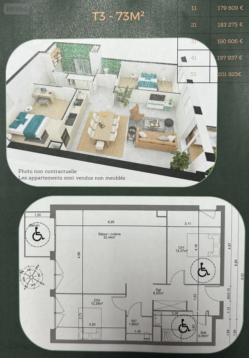 Immeuble de rapport a vendre Fouilloy 80800 Somme 80 53 m2 134736 euros 80121-2406 007