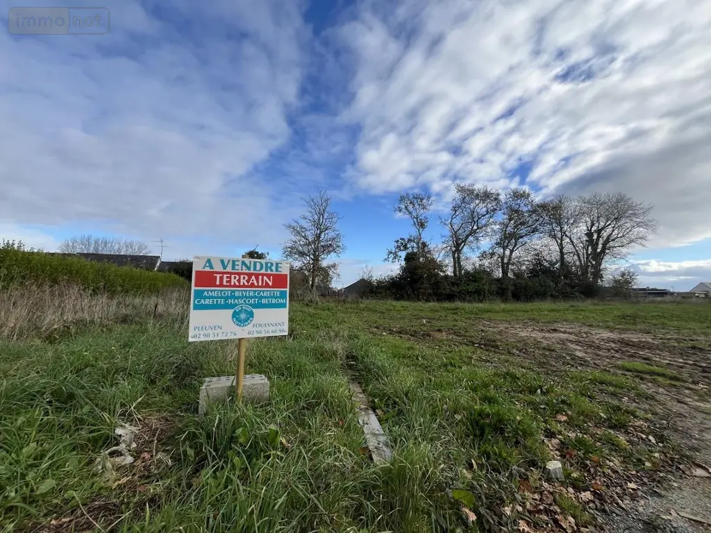 Terrain a batir a vendre Gouesnach 29950 Finistère 29 126000 euros 29014-3037 001
