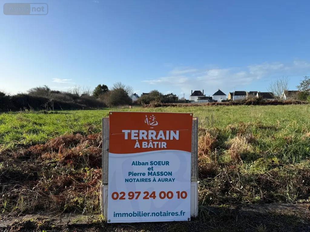 Terrain a batir a vendre Étel 56410 Morbihan 56 248500 euros 56024-751 001