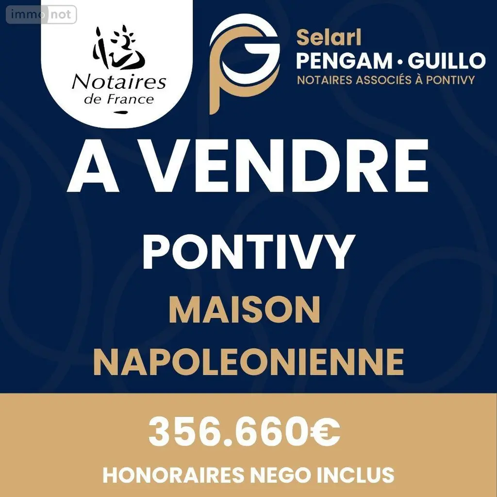 Maison a vendre Pontivy 56300 Morbihan 56 254 m2 7 pièces 356660 euros 56062-2313 002