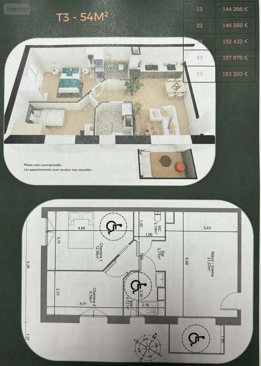 Immeuble de rapport a vendre Fouilloy 80800 Somme 80 53 m2 134736 euros 80121-2406 005