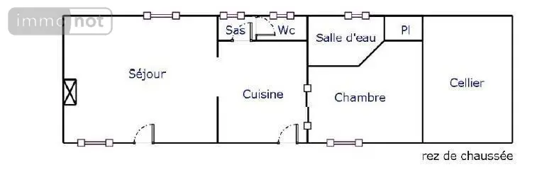 Location maison Villedieu-le-Château 41800 Loir-et-Cher 41 59 m2 2 pièces 460 euros 41059-L211 011