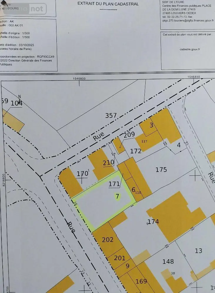 Terrain a batir a vendre Le Neubourg 27110 Eure 27 53000 euros 27061-1451 002