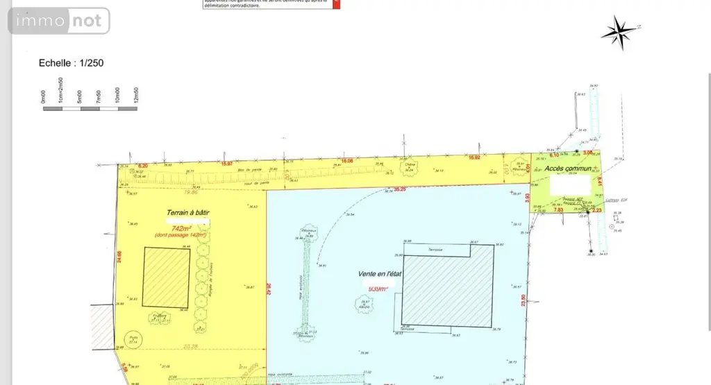 Terrain a batir a vendre Les Achards 85150 Vendée 85 105000 euros 85072-1052 002
