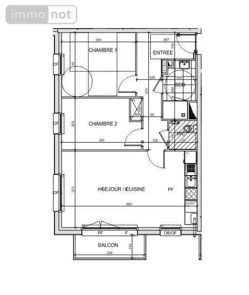 Appartement a vendre Saint-Martin-Boulogne 62280 Pas-de-Calais 62 60 m2 3 pièces 197000 euros 62055-3930 007