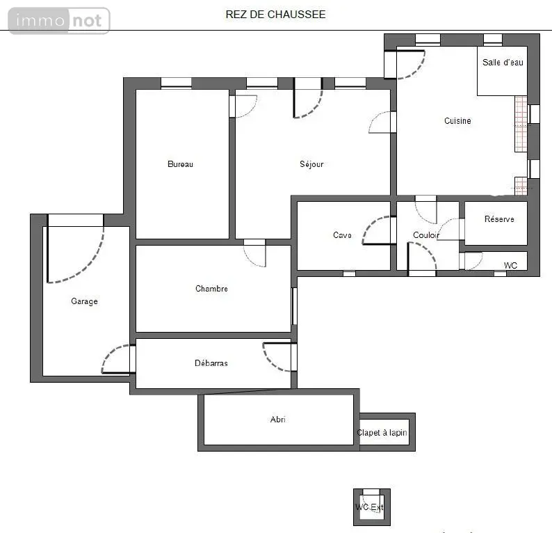 Maison a vendre Dangeul 72260 Sarthe 72 81 m2 3 pièces 89860 euros 72126-3060 002