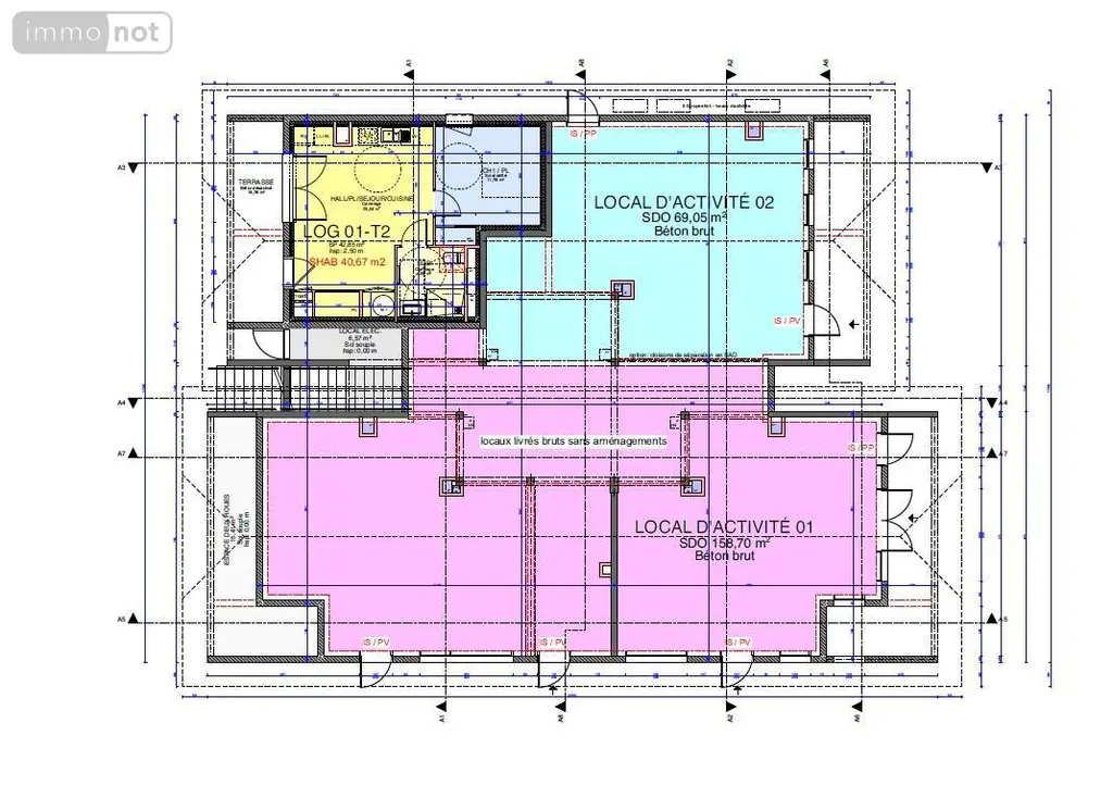 Location fonds et murs commerciaux Viriat 01440 Ain 01 227 m2 2070 euros 01083-L148 003