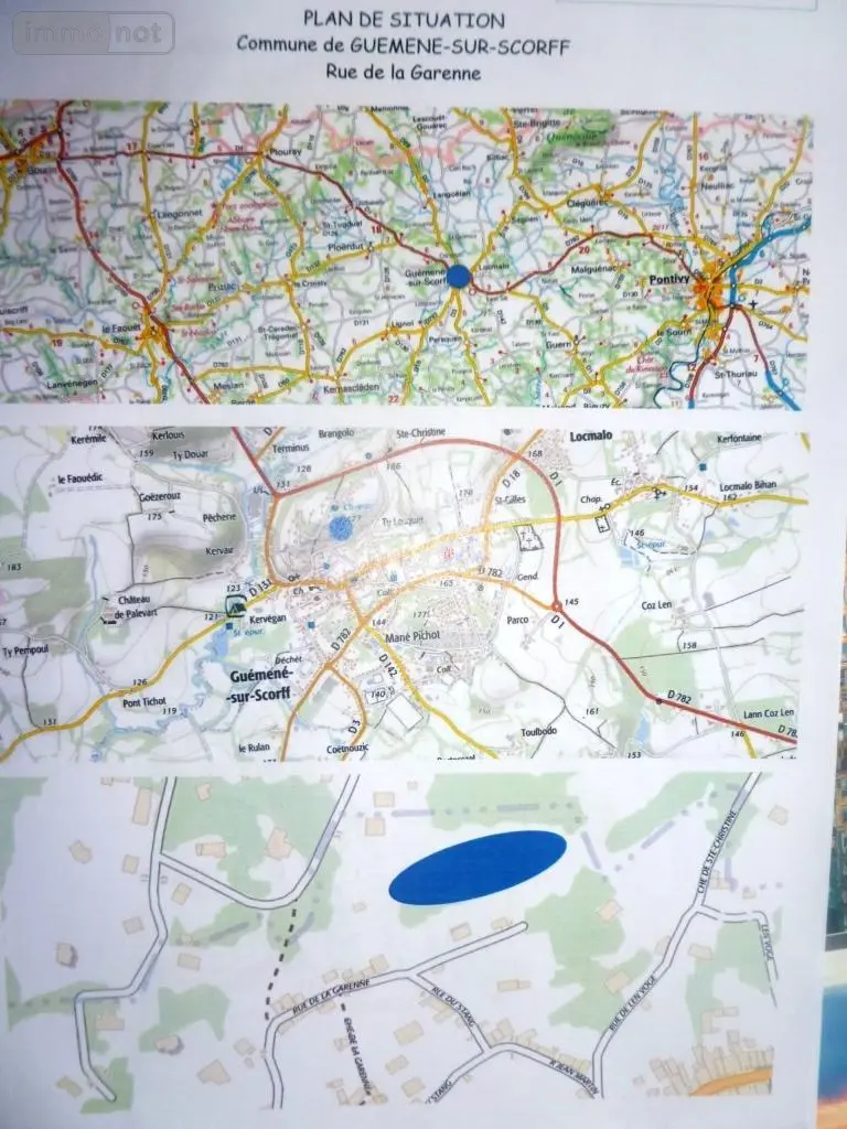 Terrain a batir a vendre Guémené-sur-Scorff 56160 Morbihan 56 30925 euros 56075-2009 002